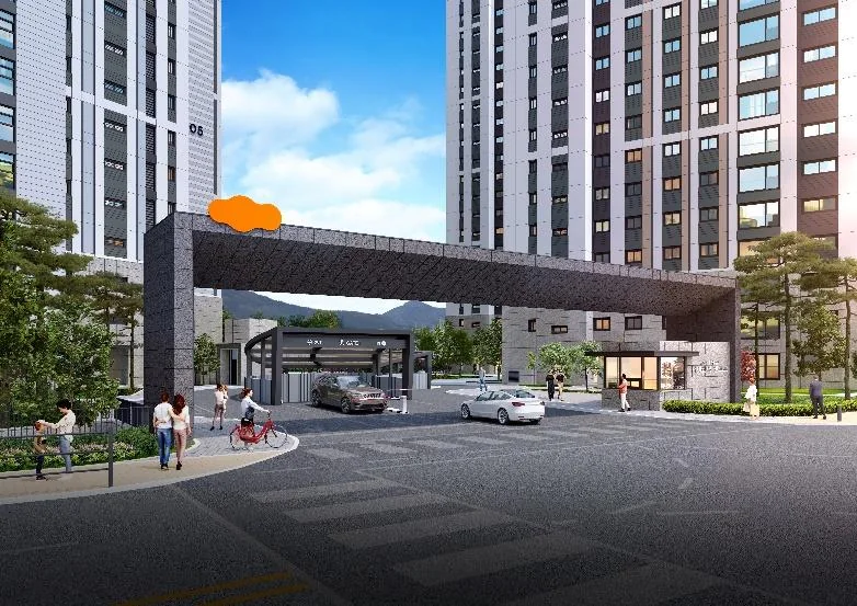 주출입구 CG